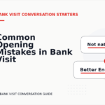 Common Opening Mistakes in Bank Visit Conversations