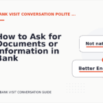 How to Ask for Documents or Information in Bank Visit Conversation English
