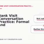 Bank Visit Conversation Practice: Formal and Friendly Versions